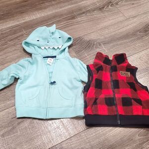 Baby Jackets Size 6 months 2 Pieces of Clothing